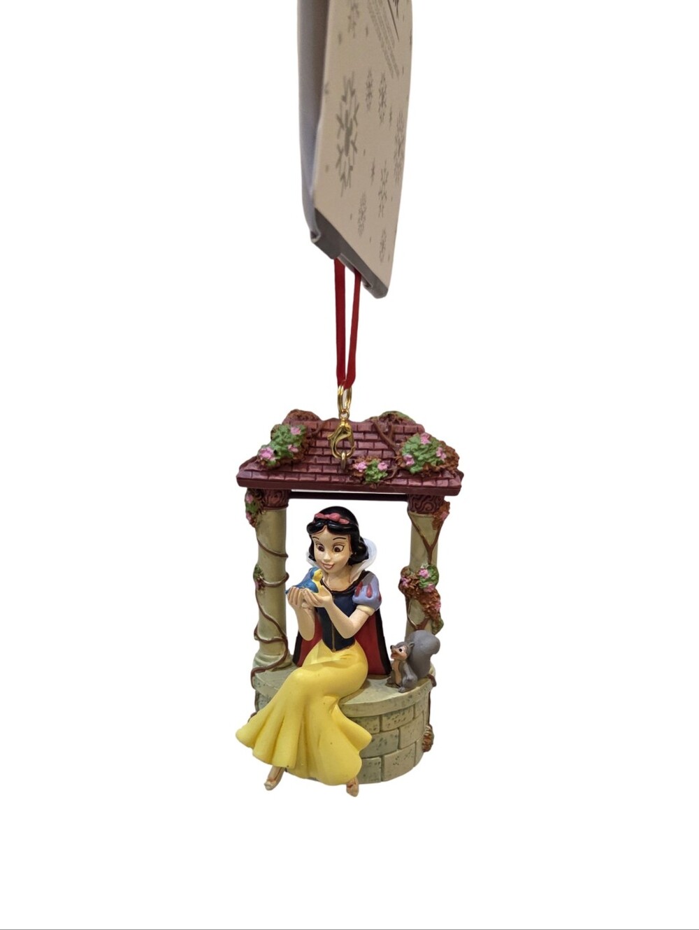 Disney Store SNOW WHITE at Wishing Well Sketchbook Holiday Ornament NEW